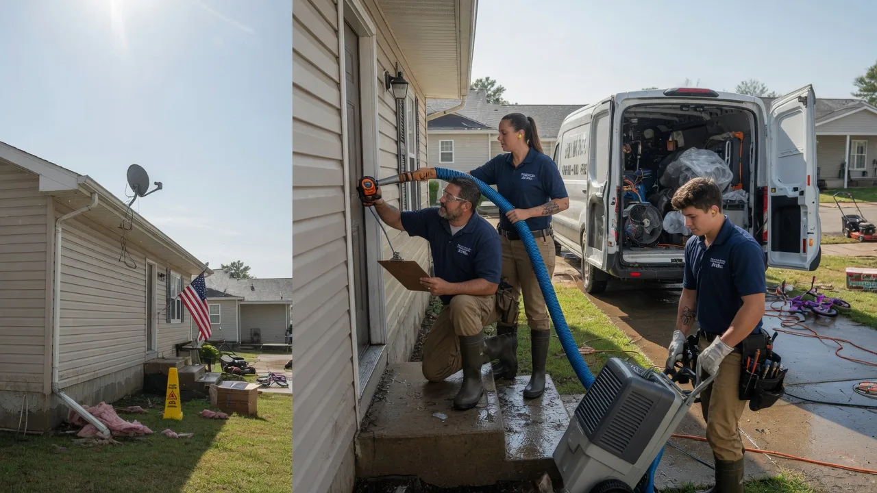 Ceiling Water Damage Restoration in Washington, LA near me